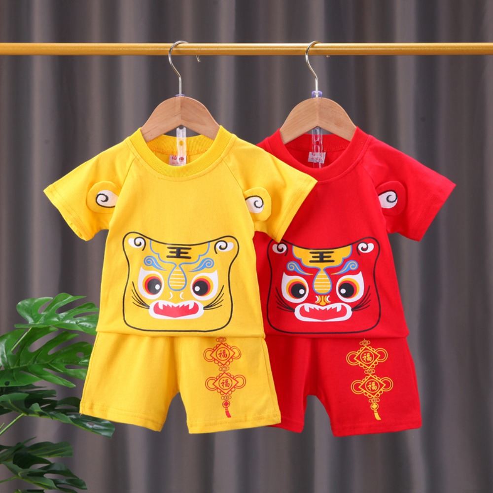 Summer Clothing Baby Boy - Summer Baby Set Boy Chinese style