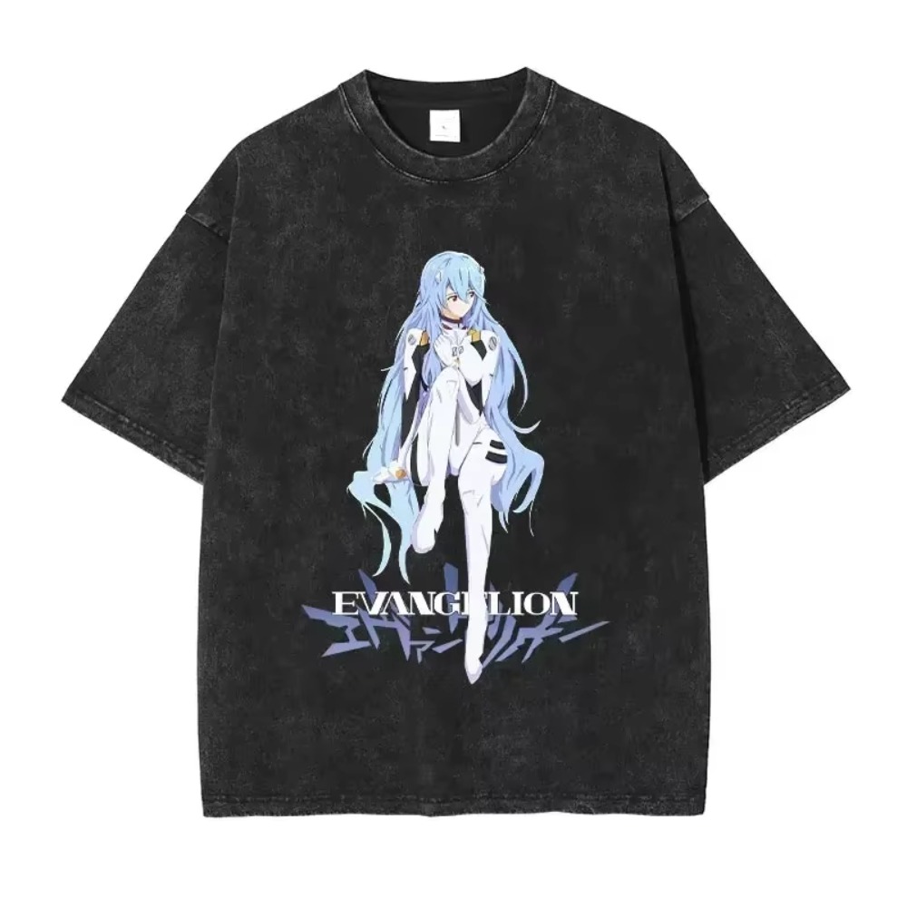 Vintage Summer Clothing Brand - Oversized Men's T Shirts Clothes EVA