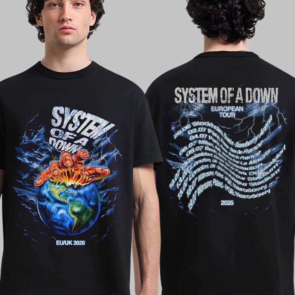 Summer Clothing Uk - System of A Down European Tour