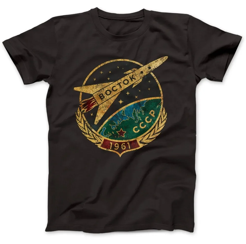 Summer Clothing Brands Men - Cccp Soviet Vostok 100% Premium Cotton