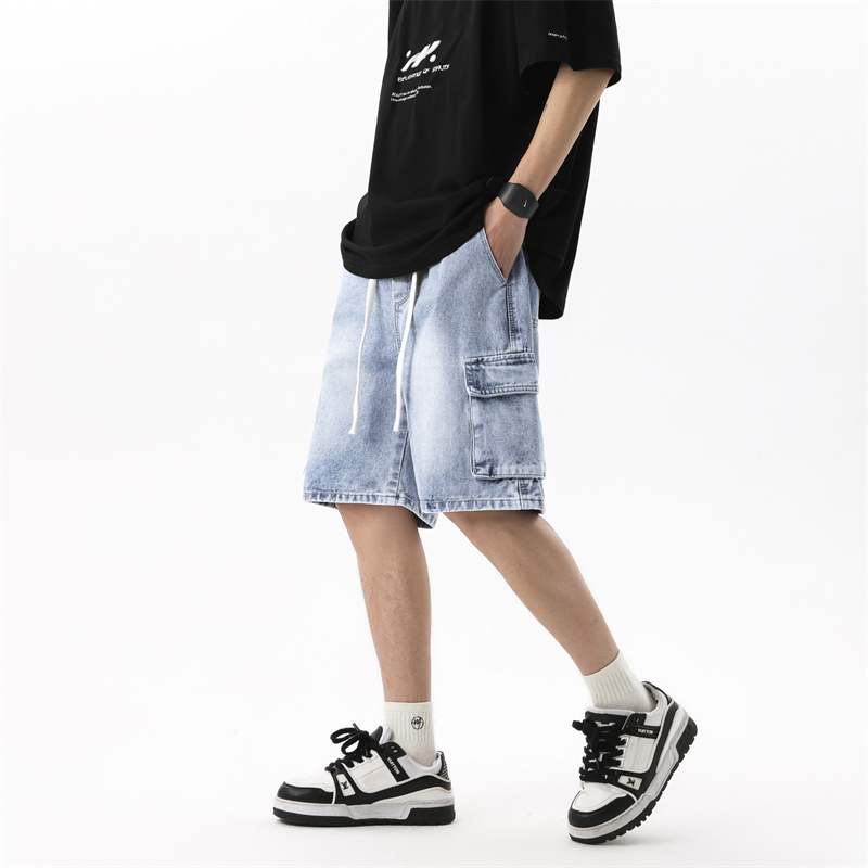 Summer Clothing Brands Men - Summer Men's Denim Shorts Retro Fashion