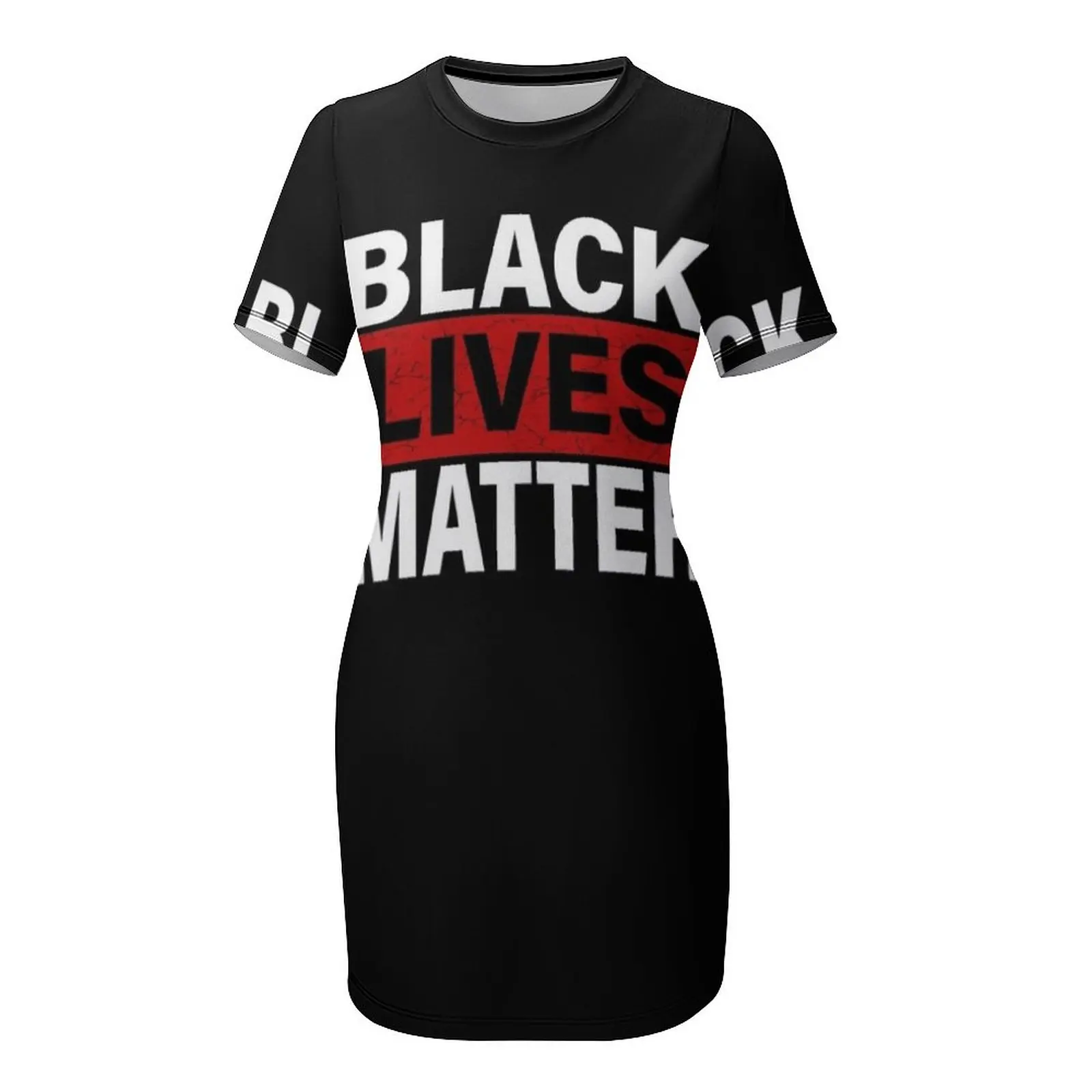 Black Lives Matter T-Shirt Wit - Summer Clothing Line Names ulasan dan harga