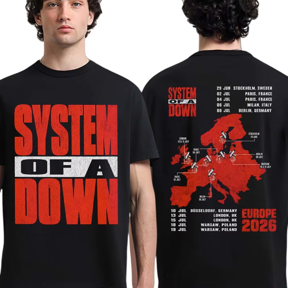 System of A Down EU and UK Tou - Summer Clothing Uk ulasan dan harga