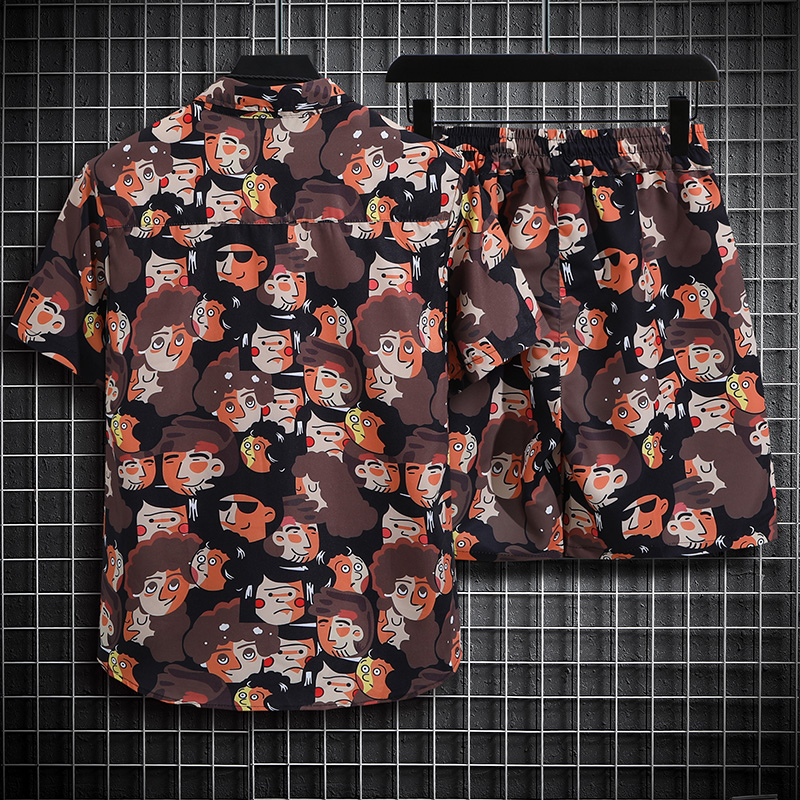 Men's Summer Casual Set Short  - Summer Clothing Us ulasan dan harga