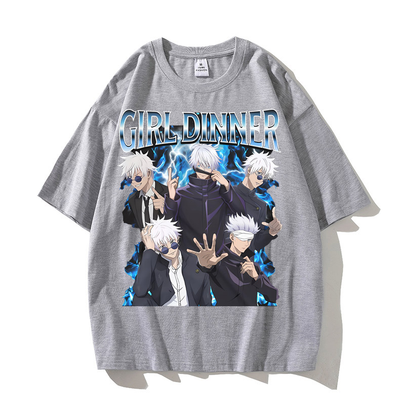 2026 New Satoru Gojo Jujutsu K - Summer Clothing Vintage ulasan dan harga