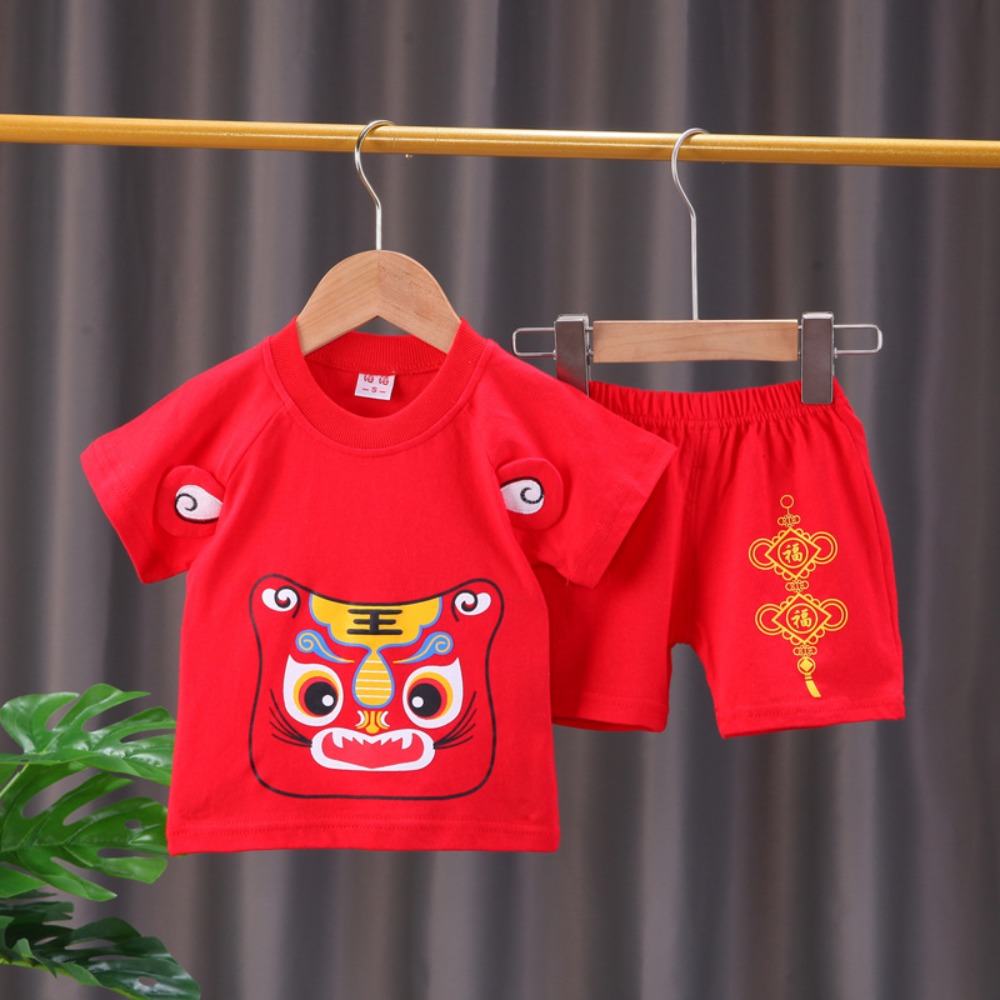 Summer Baby Set Boy Chinese st - Summer Clothing Baby Boy ulasan dan harga