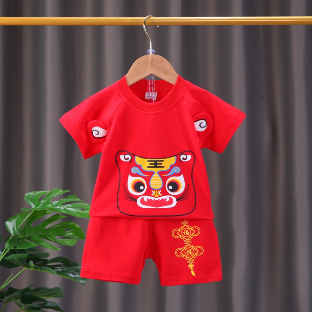 Summer Baby Set Boy Chinese st - Summer Clothing Baby Boy ulasan dan harga