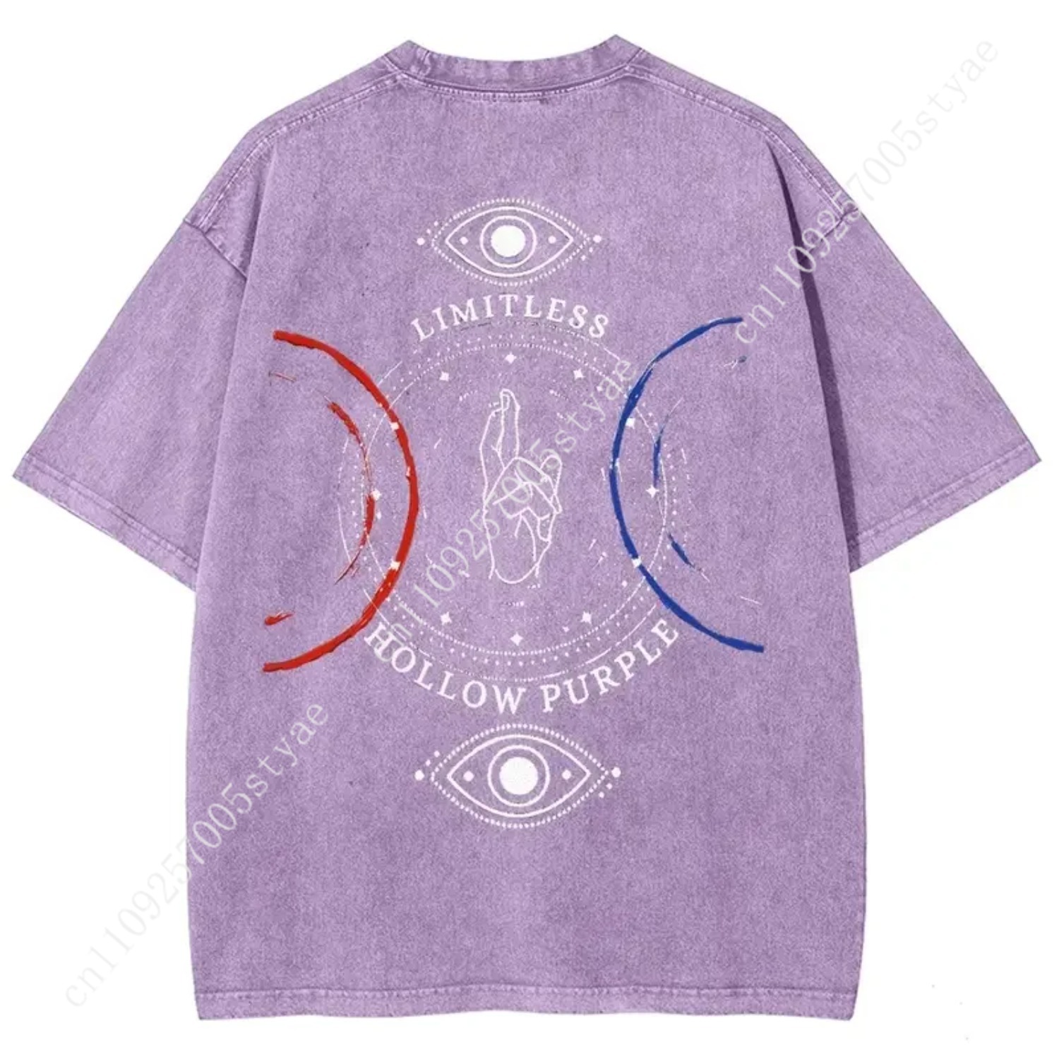 Anime  Gojo Satoru Print T-shi - Summer Clothing Vintage ulasan dan harga