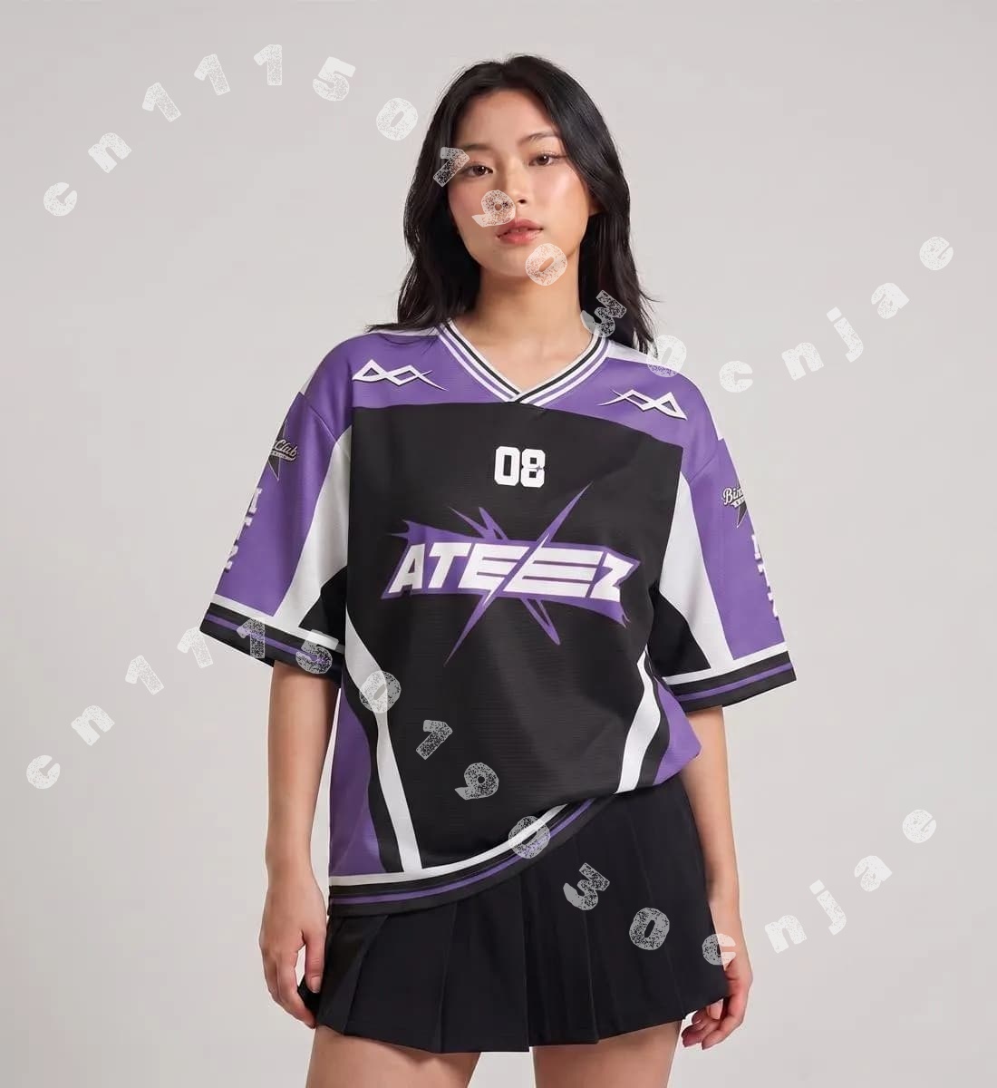 ATEEZ K-pop Jersey for Women a - Summer Clothing Uk ulasan dan harga