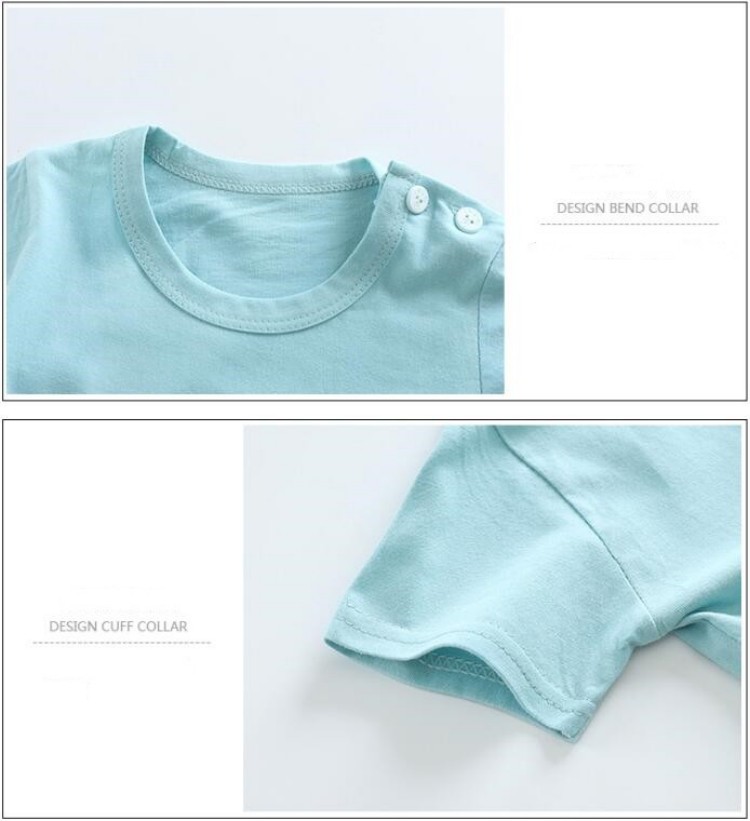 Cotton Tees+Shorts 2-piece Tra - Summer Clothing Baby Boy ulasan dan harga