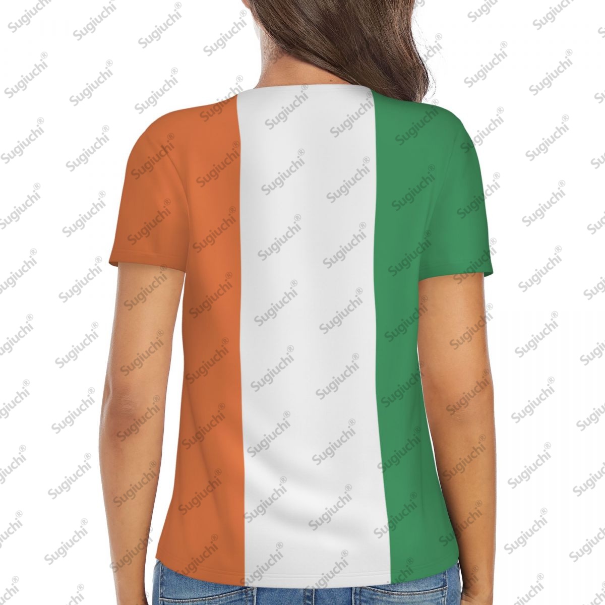 2025 Ireland Flag Sexy Deep V  - Ireland Summer Clothing ulasan dan harga