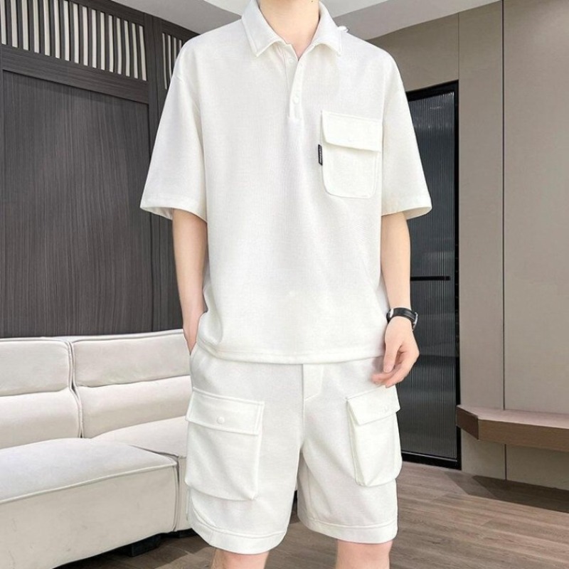 Men's Summer Short Sleeve Polo - Summer Clothing Us ulasan dan harga