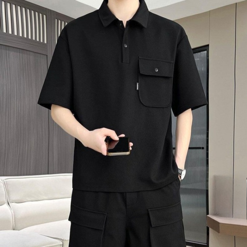 Men's Summer Short Sleeve Polo - Summer Clothing Us ulasan dan harga