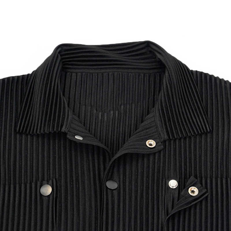 Miyake Pleated Shirt Set Pliss - Summer Clothing Us ulasan dan harga