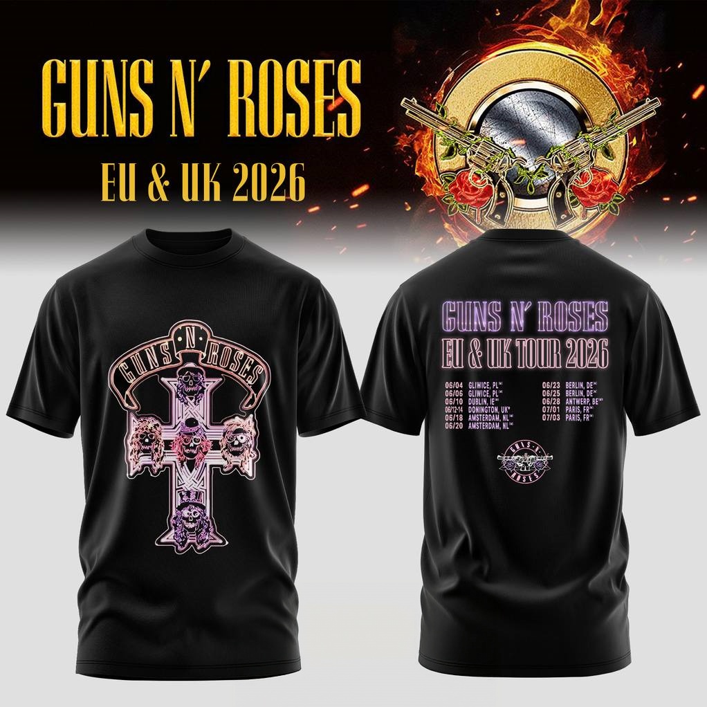 Guns N Roses EU & UK TOUR 2026 - Summer Clothing Uk ulasan dan harga