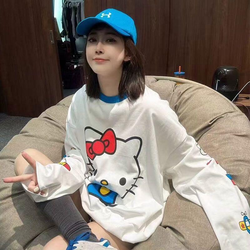 Long-Sleeved Hello Kitty Summe - Summer Clothing Us ulasan dan harga