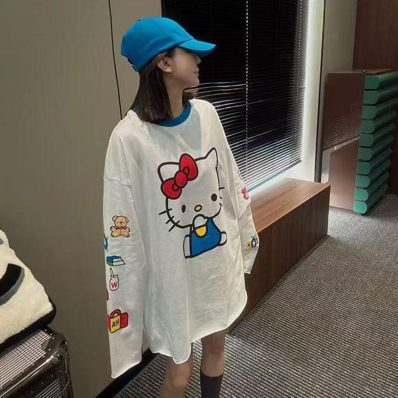 Long-Sleeved Hello Kitty Summe - Summer Clothing Us ulasan dan harga