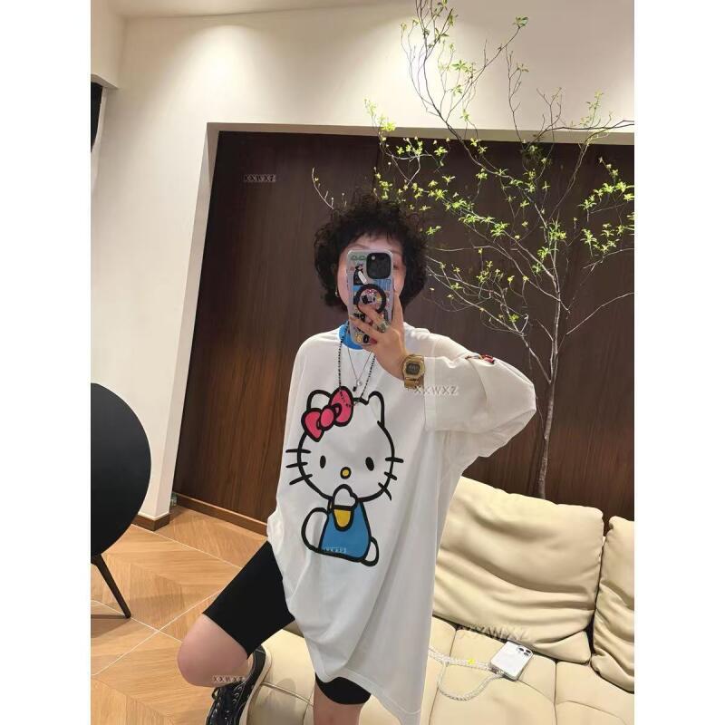 Long-Sleeved Hello Kitty Summe - Summer Clothing Us ulasan dan harga