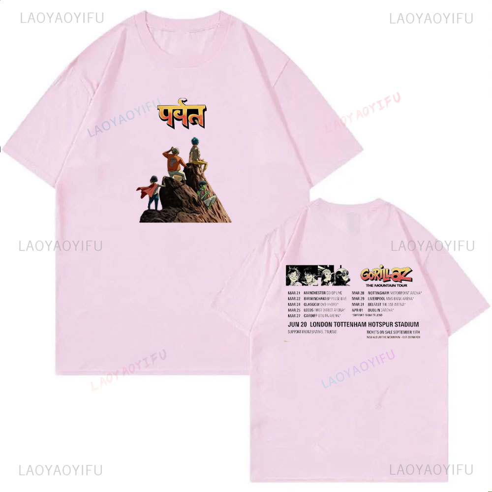 Unisex Cotton Tshirt Gorillaz  - Summer Clothing Uk ulasan dan harga