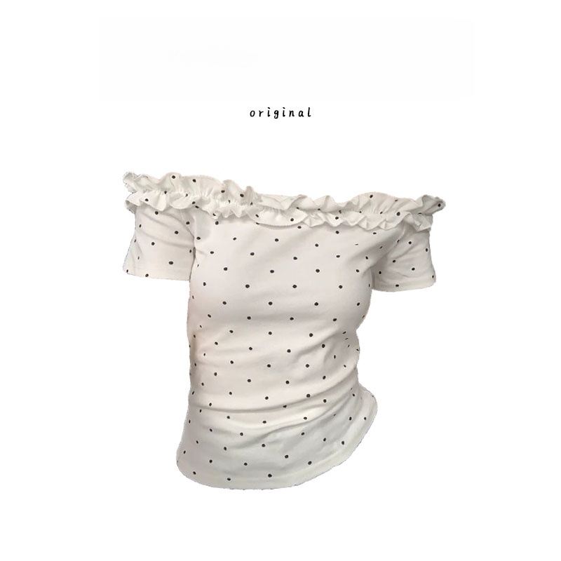 Summer 2025 Polka Dot Lace Tri - Summer 2025 Clothing Essentials ulasan dan harga