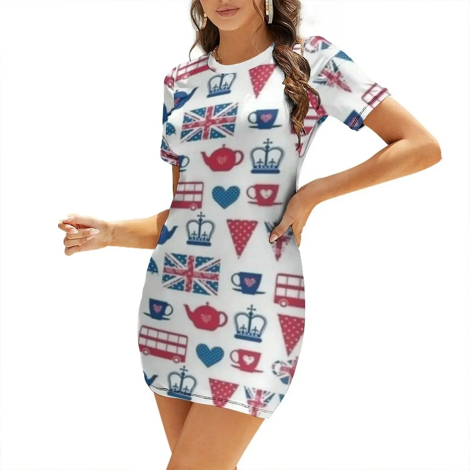 United Kingdom Pattern - UK Fl - Summer Clothing Uk ulasan dan harga