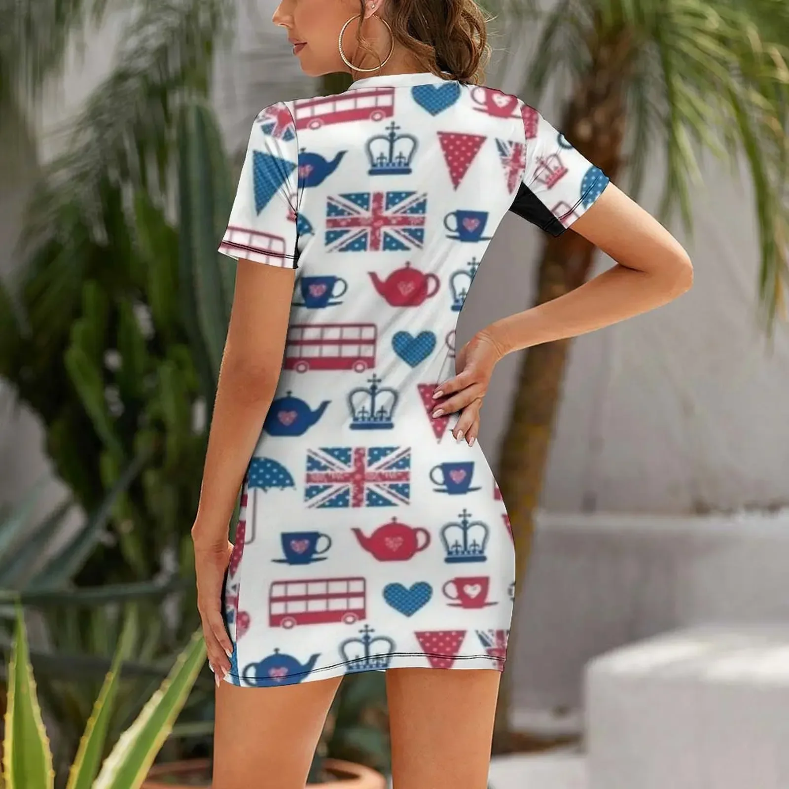 United Kingdom Pattern - UK Fl - Summer Clothing Uk ulasan dan harga