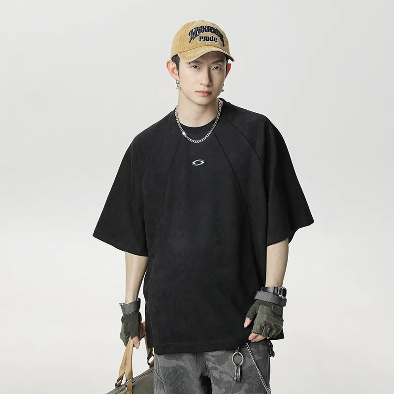 TFETTERS Brand Splicing Suede  - Vintage Summer Clothing Brand ulasan dan harga