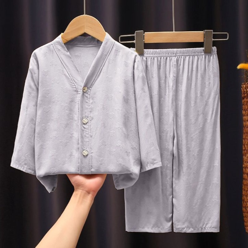New Children's Long Sleeve Paj - Summer Clothing Baby Boy ulasan dan harga