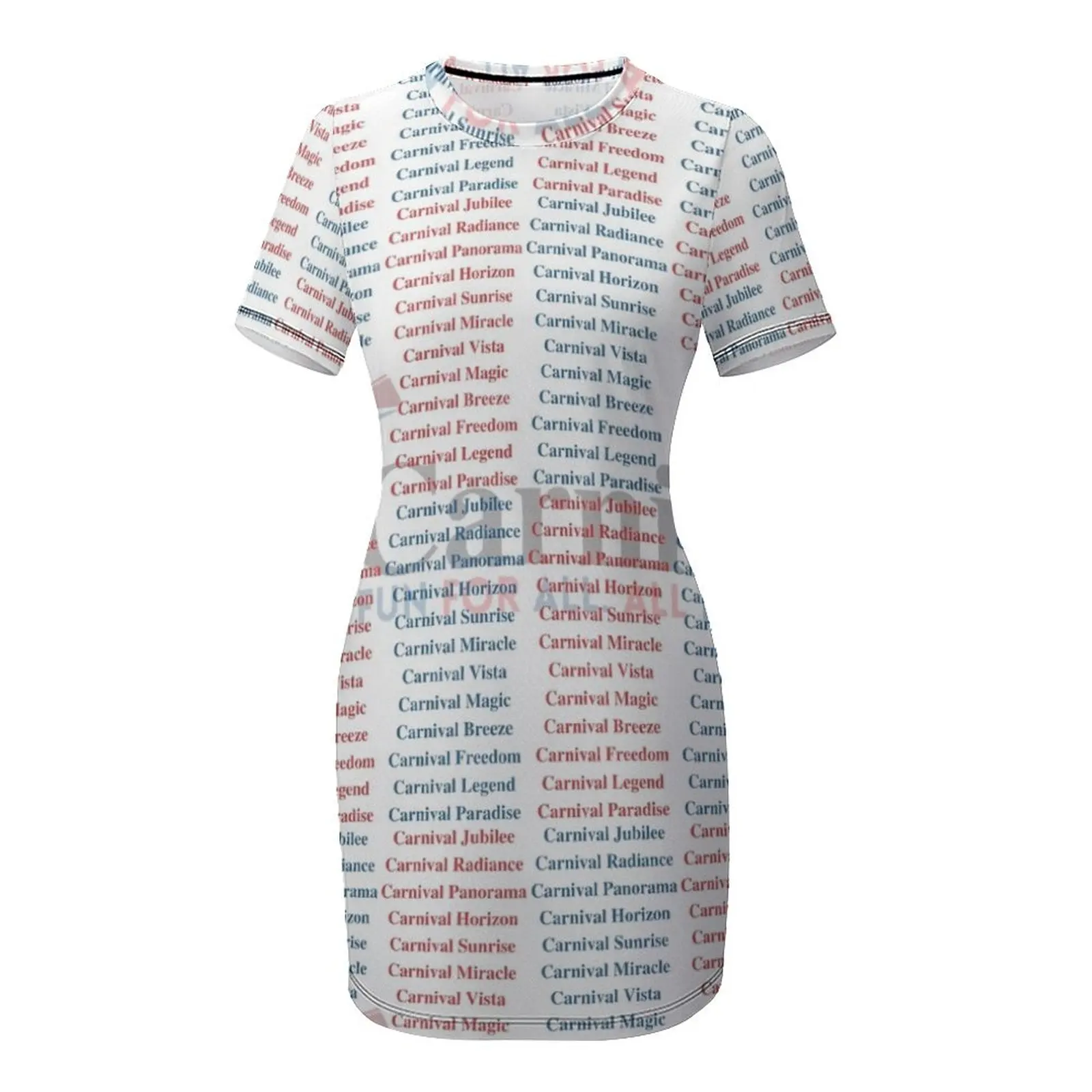 Carnival Ship Names Short-Slee - Summer Clothing Line Names ulasan dan harga