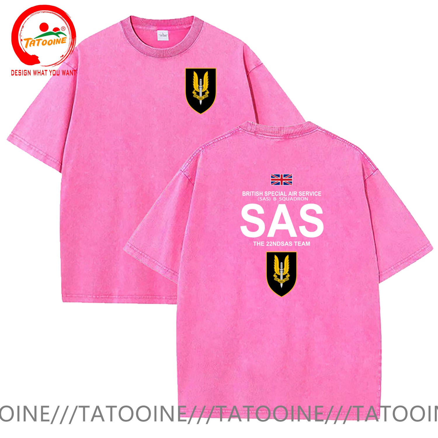 Vintage Washed Cotton T-Shirt  - Summer Clothing Uk ulasan dan harga