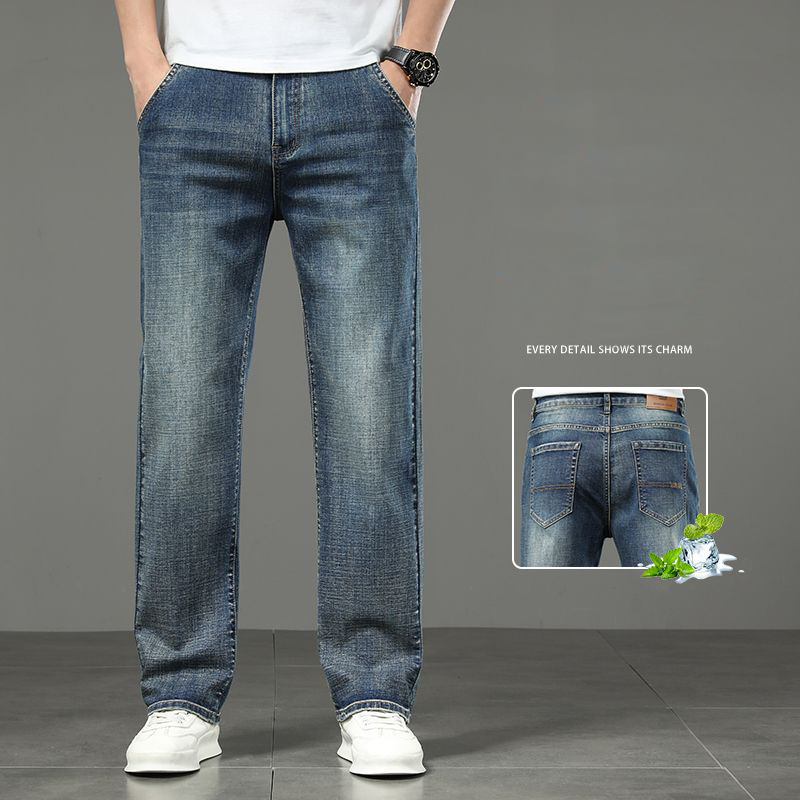 Vintage Men's Jeans Summer Thi - Vintage Summer Clothing Brand ulasan dan harga
