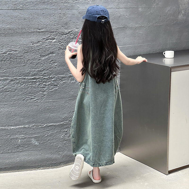 Vintage Blue Children Girls Hi - Summer Clothing Vintage ulasan dan harga