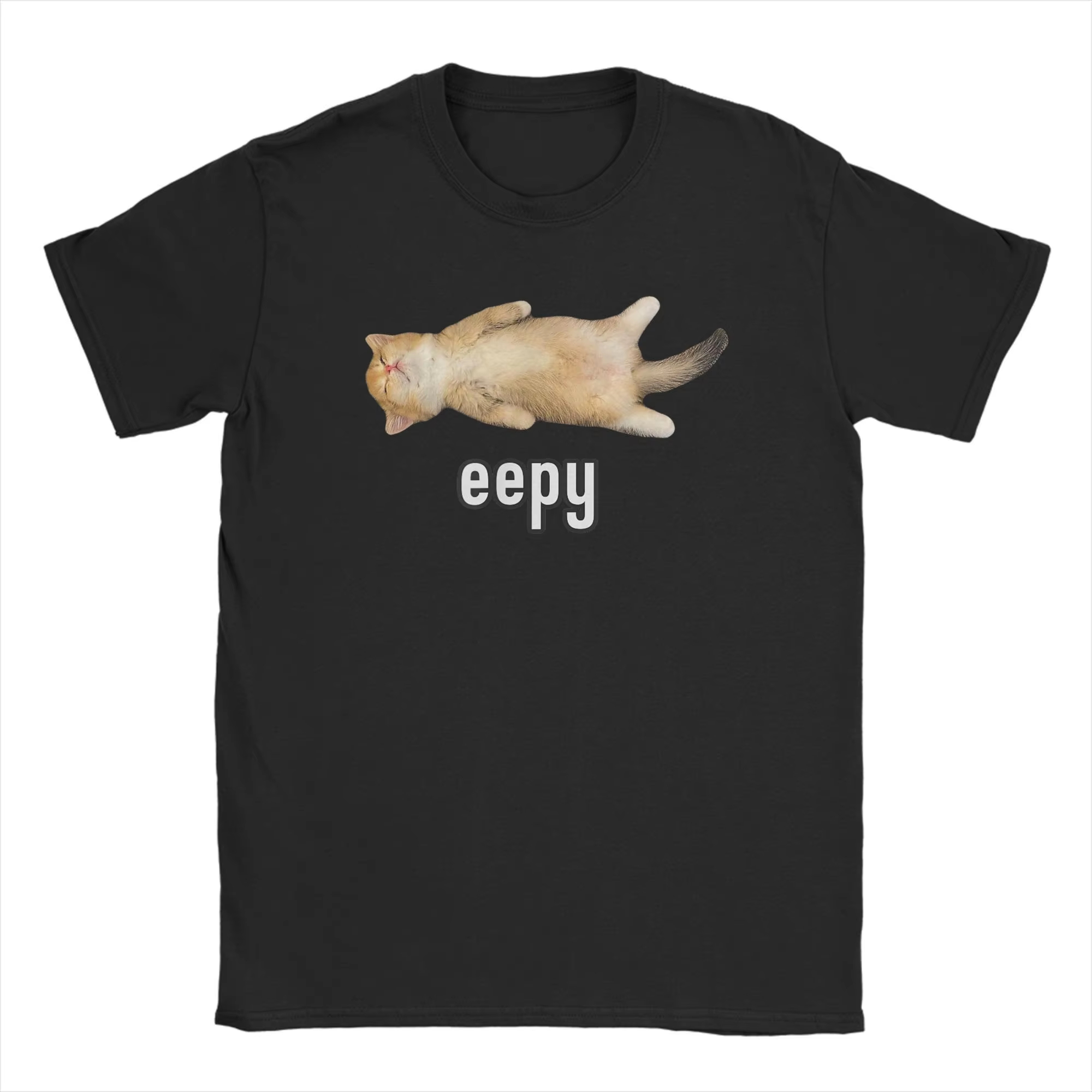 Men T-Shirt Eepy Cat Sleepy Ca - Summer Clothing Gif ulasan dan harga
