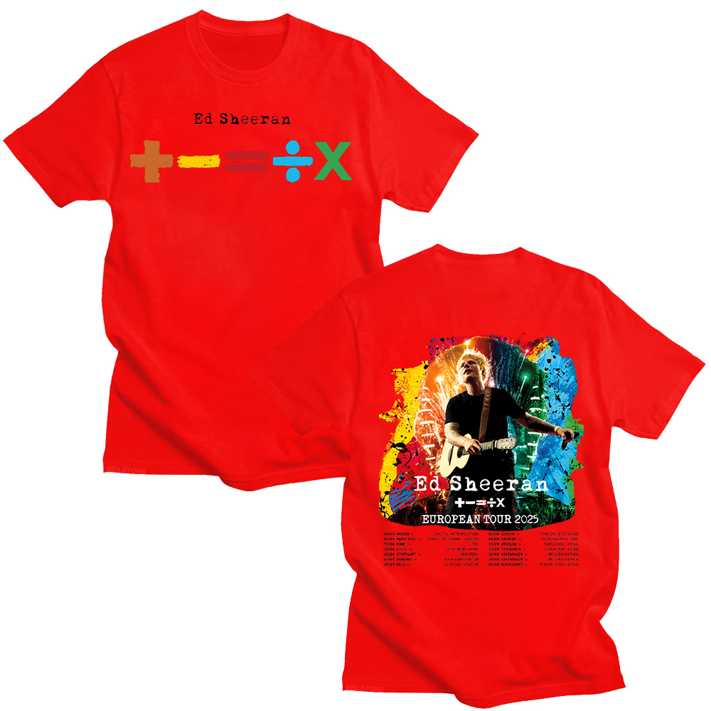 Ed Sheeran European Tour 2025  - Summer Clothing Gif ulasan dan harga