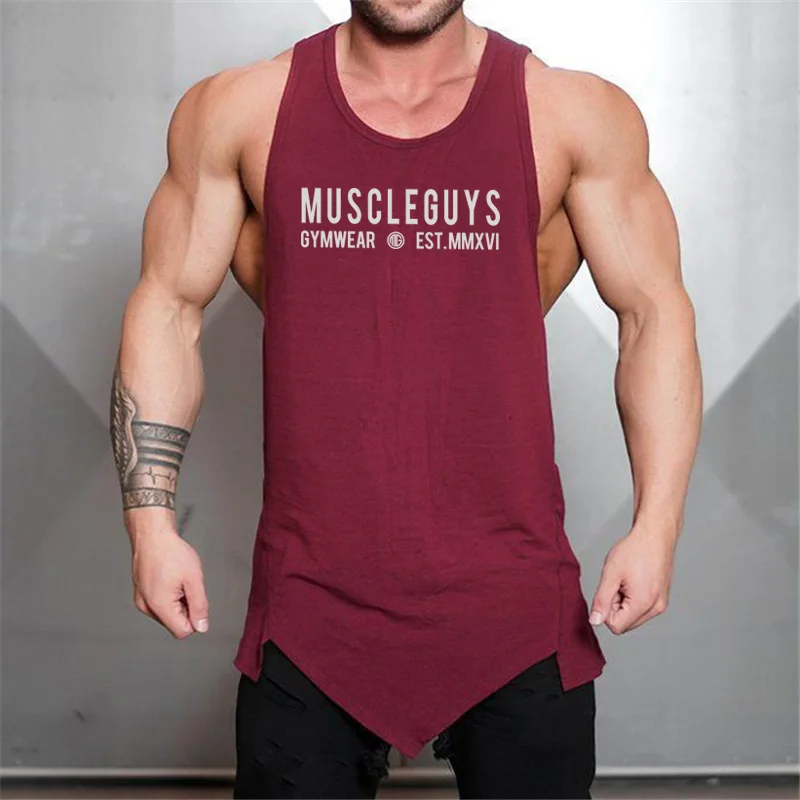 Men's Summer Fitness Vest Casu - Summer Clothing Brands Men ulasan dan harga