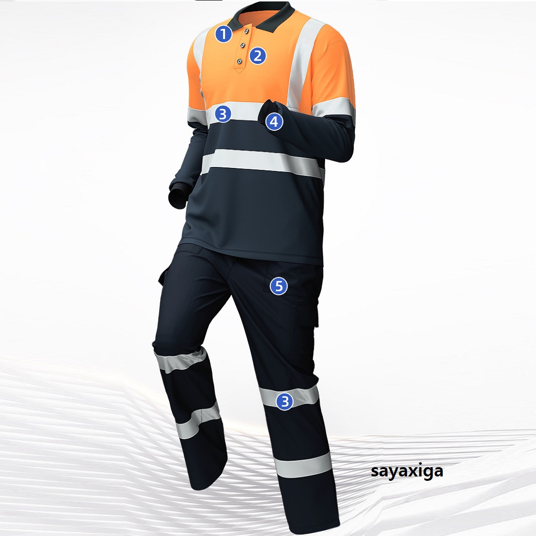 Hi Vis Safety Work clothing Qu - Summer Hi Vis Clothing ulasan dan harga
