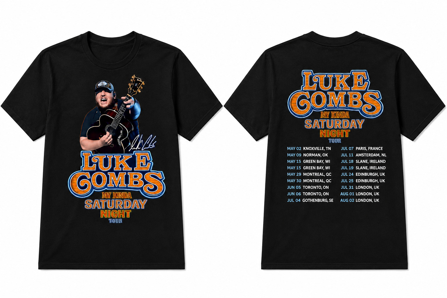 Luke Combs My Kinda Saturday N - Summer Clothing Uk ulasan dan harga