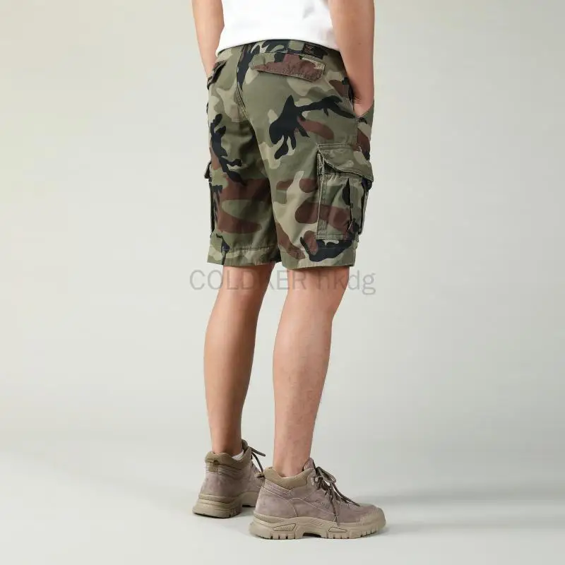 Camouflage Cargo Shorts for Me - Vintage Summer Clothing Brand ulasan dan harga