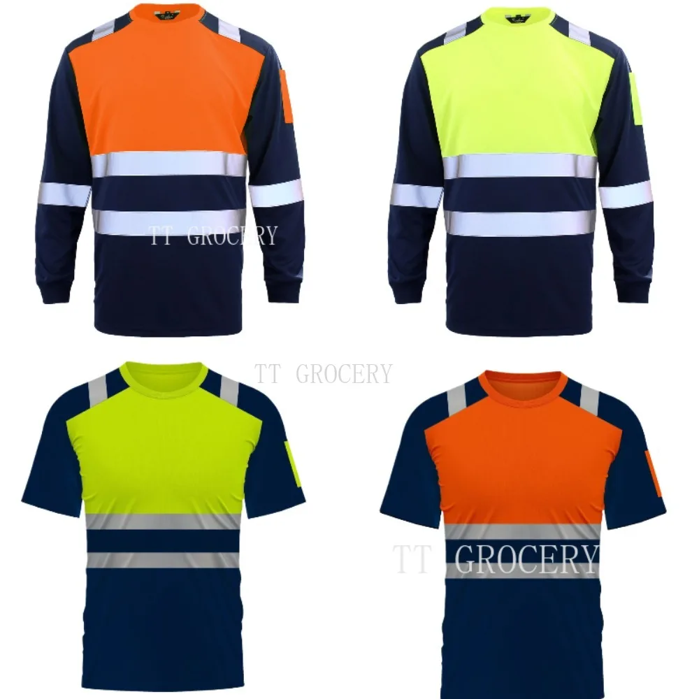 High Visibility Safety Work Sh - Summer Hi Vis Clothing ulasan dan harga