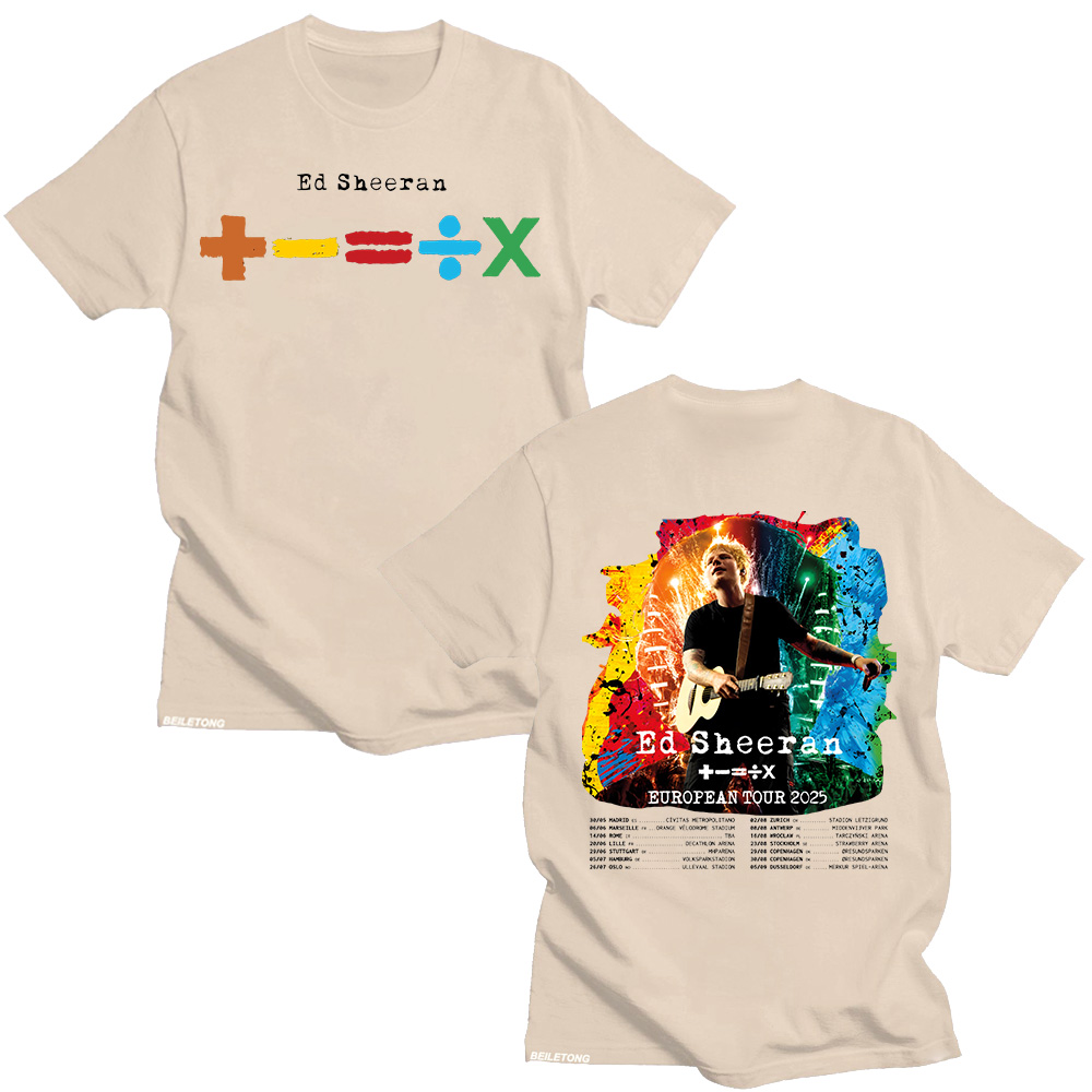 Ed Sheeran European Tour 2026  - Summer Clothing Gif ulasan dan harga