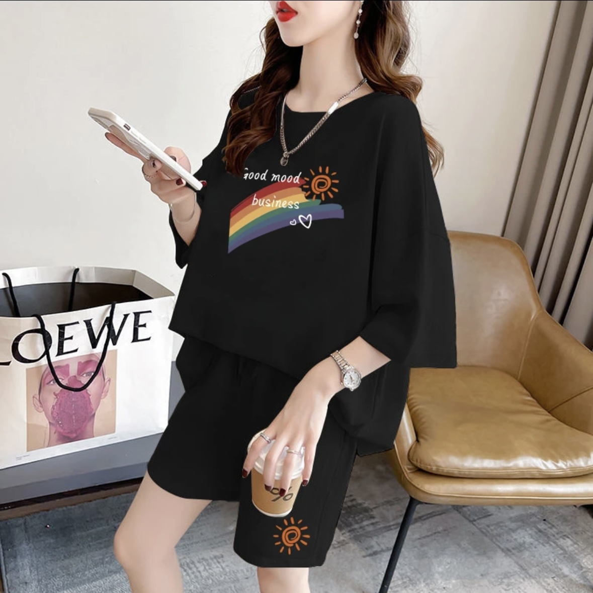 Fashion women's summer shorts  - Summer Clothing Us ulasan dan harga